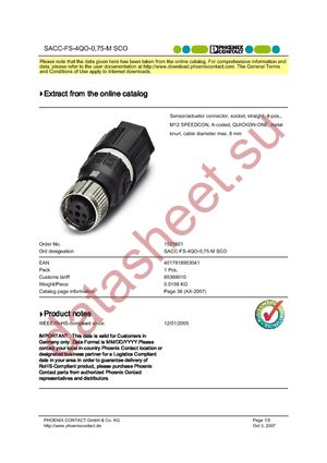 1521601 datasheet  